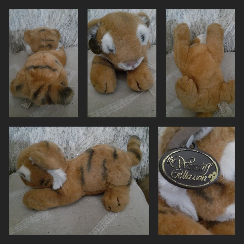NEW! WESTCLIFF COLLECTION BENGAL TIGER CUB STUFFED ANIMAL 10" VINTAGE PLUSH